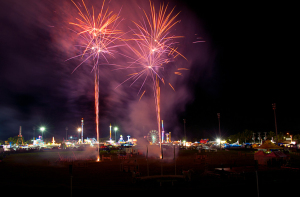 fireworks at showground